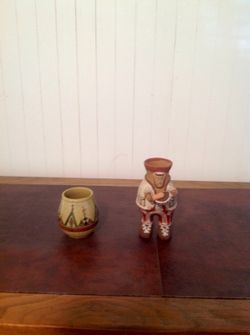 Indian pottery pieces