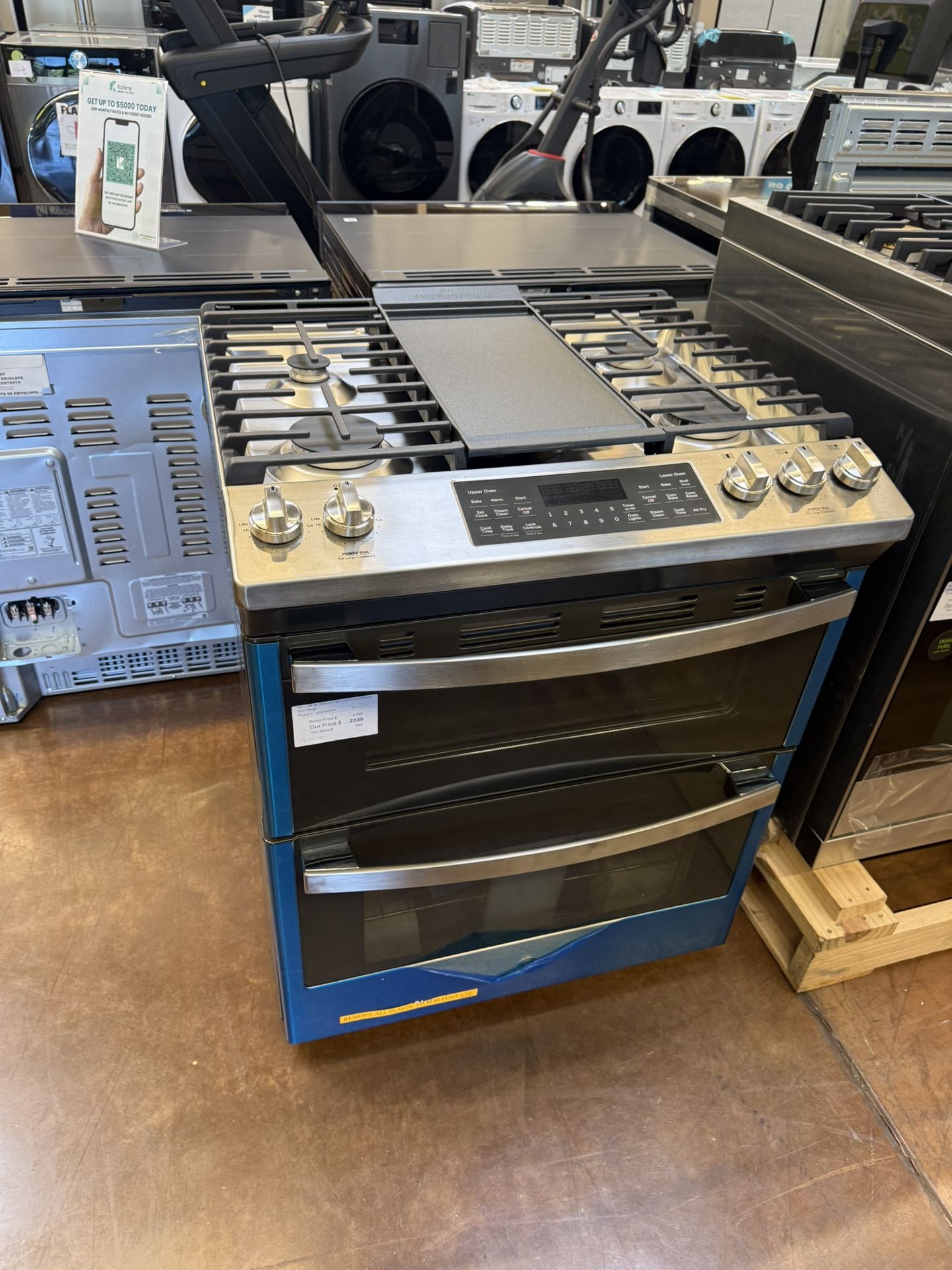 GE 30” Range double oven