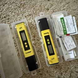 PH Meter for Water Hydroponics Digital PH Tester Pen 0.01 High Accuracy Pocket Size with 0-14 PH Measurement Range