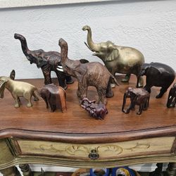 Unique Elephant Figurine Collection