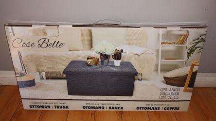 Cose Belle Ottoman Trunk 30"x14.7"x15" NIB