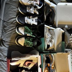 Nike Sb Dunk And Jordan Retros Size 10.5-11.5