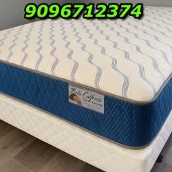Queen Size Supreme Orthopedic Mattress and Boxspring 