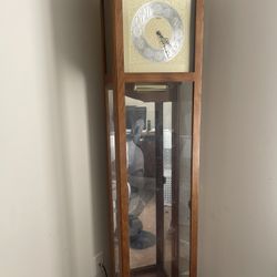 Curio Cabinet With Clock Best Offer 