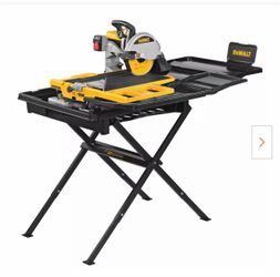 DEWALT 10in Wet Tile Saw with Stand