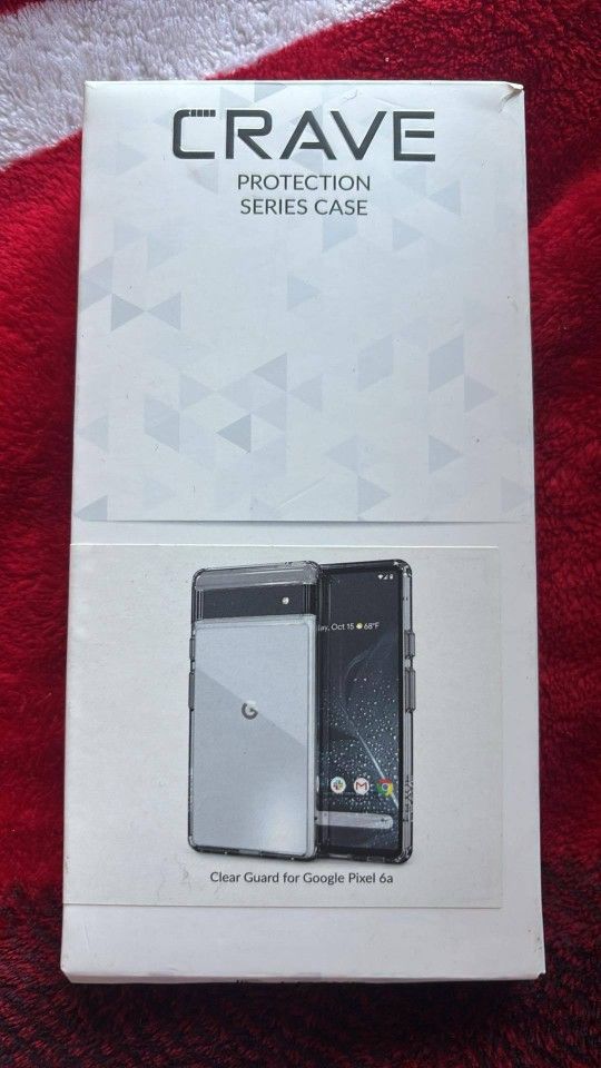 Pixel 6a phone case clear