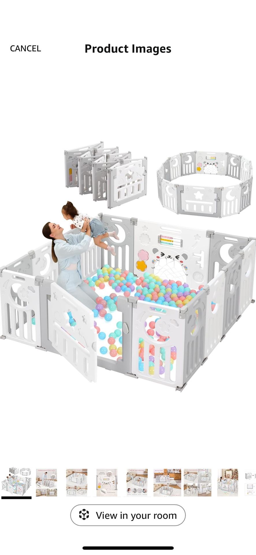 Dripex Baby Playpen – 14 Panel (Adjustable Size) – $30 OBO - Great Condition!