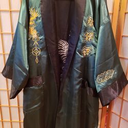 Thai silk hotsell robe