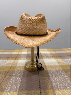 Coastal Cowgirl Ranch Style Straw Hat
