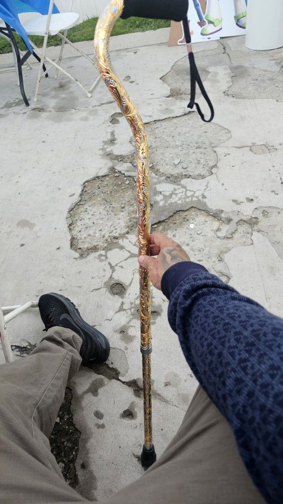 Fully Hand Engraved Cane