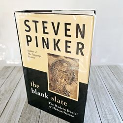 Vintage The Blank Slate The Modern Denial of Human Nature by Steven Pinker Hardback Book Copyright 2002 Published byViking Penguin. ISBN 0-1-8