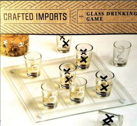 Tic-Tac-Toe Glass Drinking Game