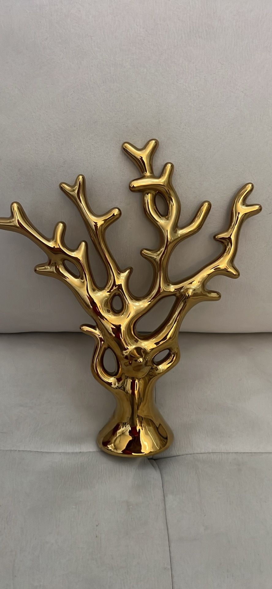 Golden Jewelry Holder