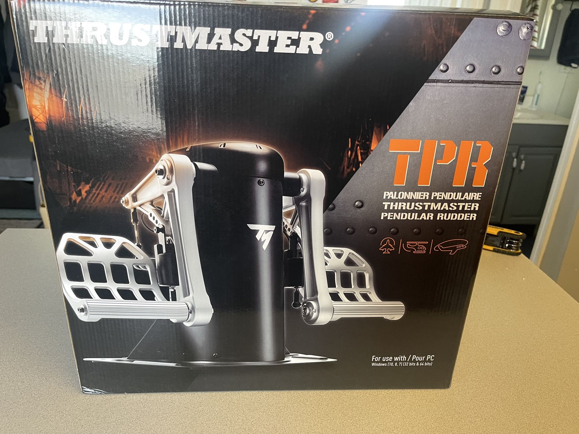 Thrustmaster TPR Pendular Rudder - Black