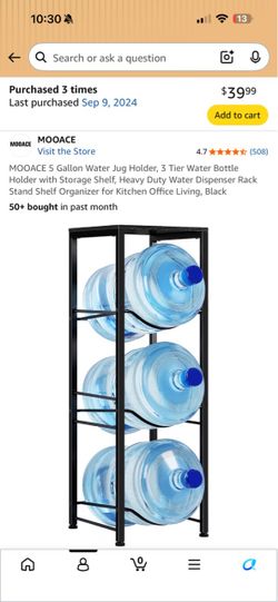 Water jug holder 2