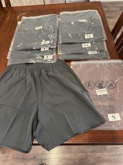Geriobal Men’s 7” air pockets dark gray shorts