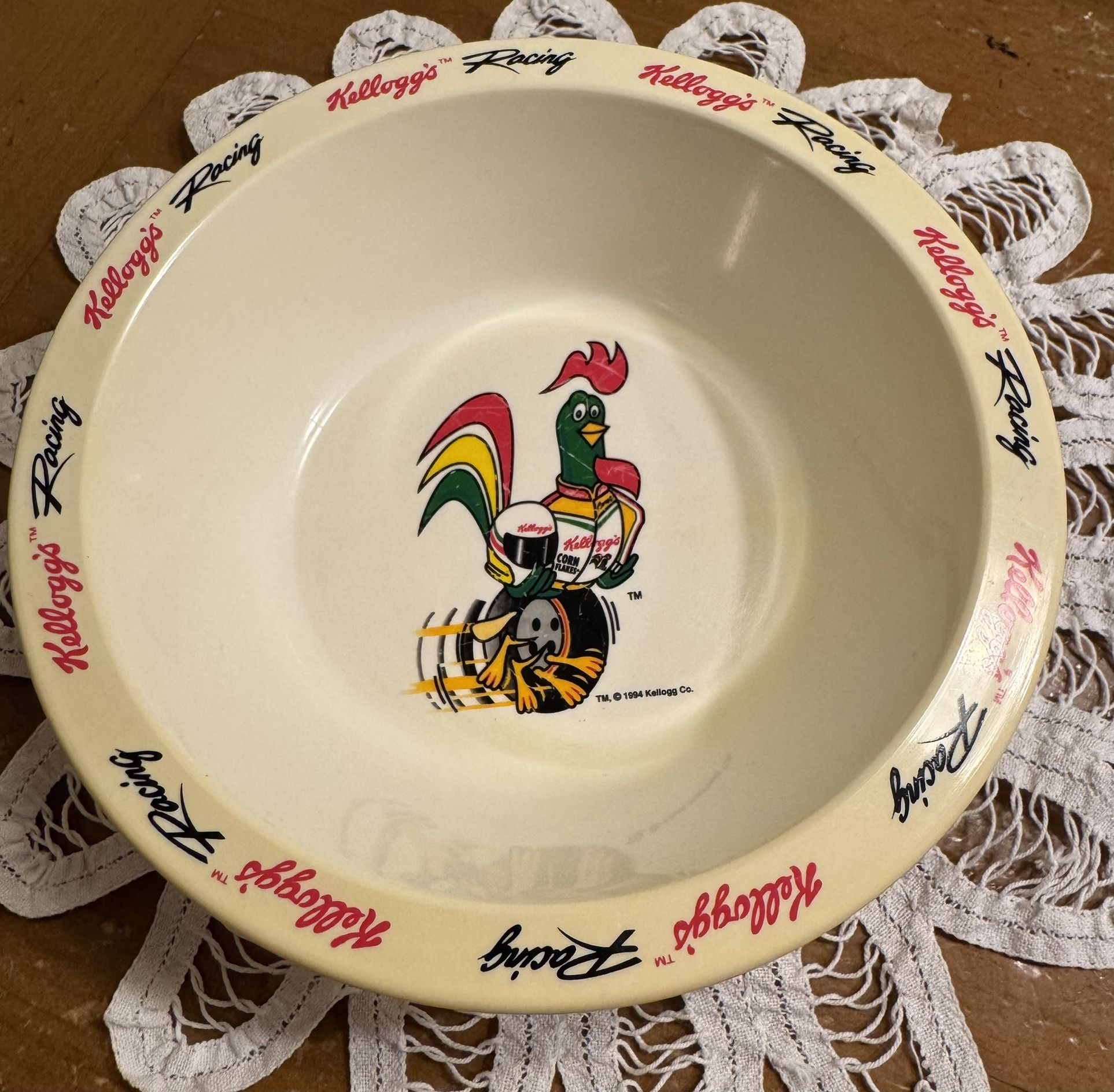 Kellogg’s Racing Melamine Bowl 1994