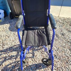 Lightweight Wheelchair Blue
