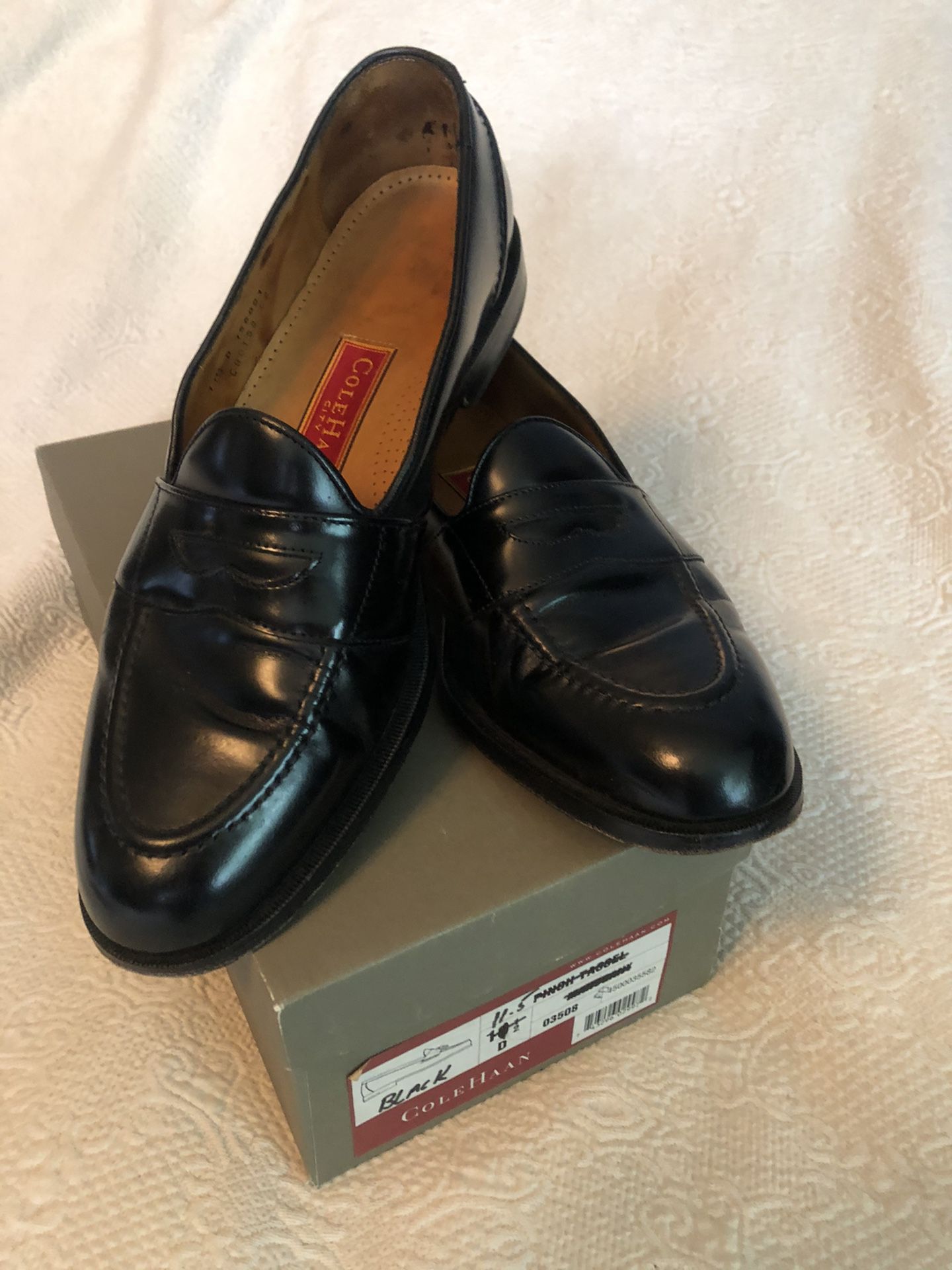 Cole Haan Size11.5 Black Slip On