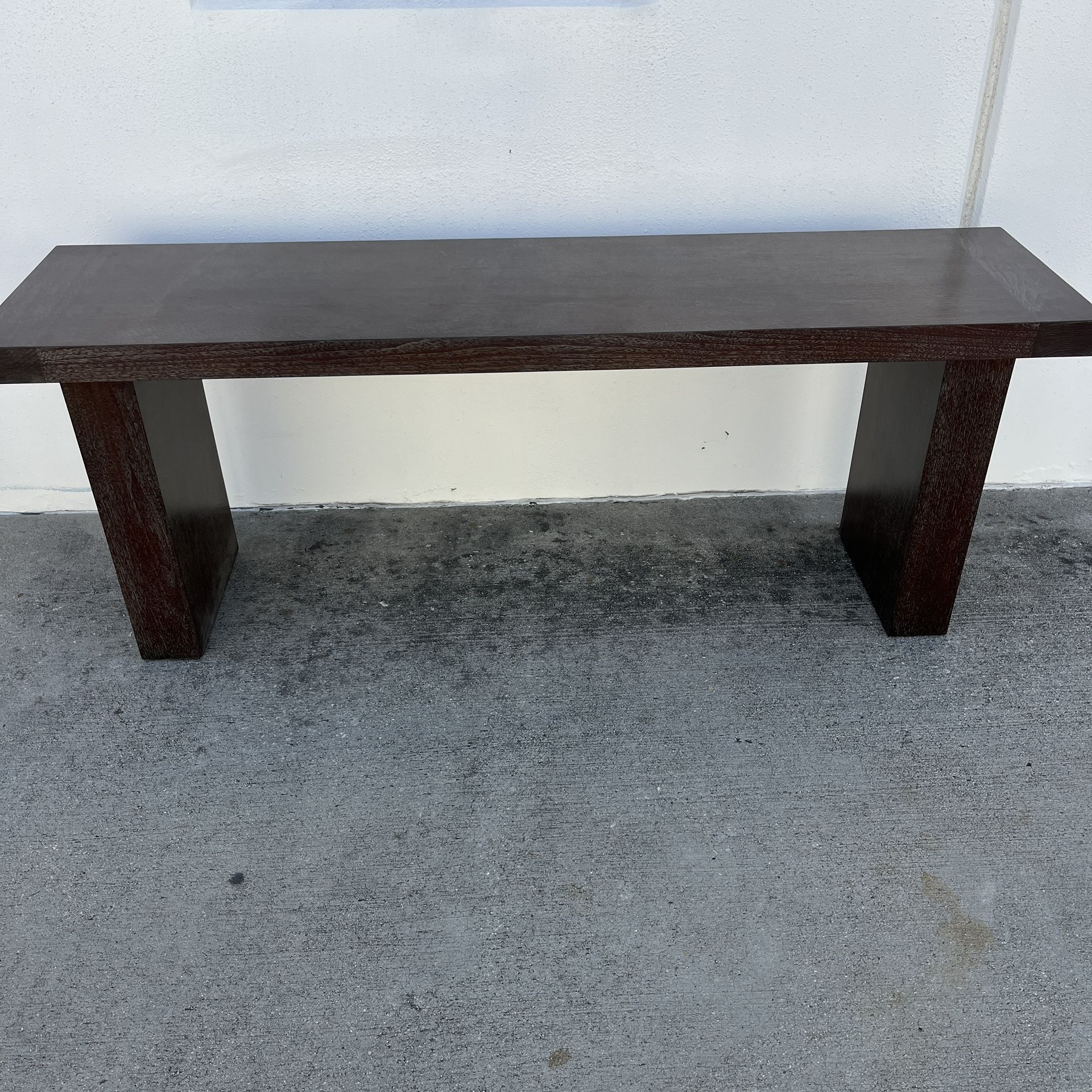 Moe's Home Dark Wood Console Table 78"x20"x29"