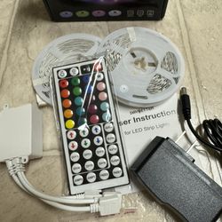 40ft Led Strip Lights, RGB Color Changing Led Strips with 44 Keys Remote Control