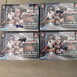Topps chrome 2025 NFL Trading Cards 