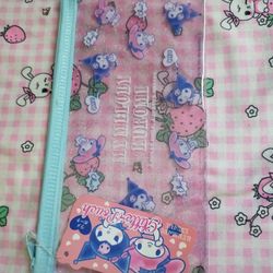 Sanrio Kuromi My Melody Glitter Pouch