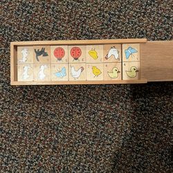 Vintage Animal Dominoes 