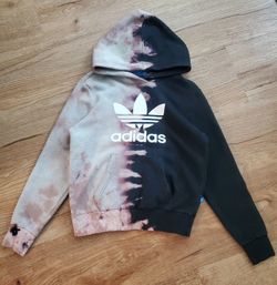 Adidas Tie Dye Hoodie Sweatshirt Small