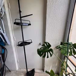 Shower caddy pole