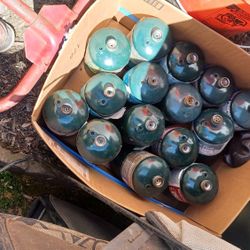 Several Empty Propane Tanks $10 Takes Them All