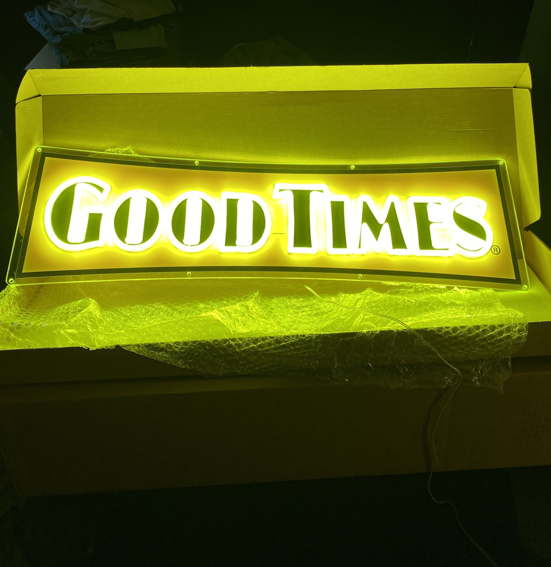 Good Times Neon Sign