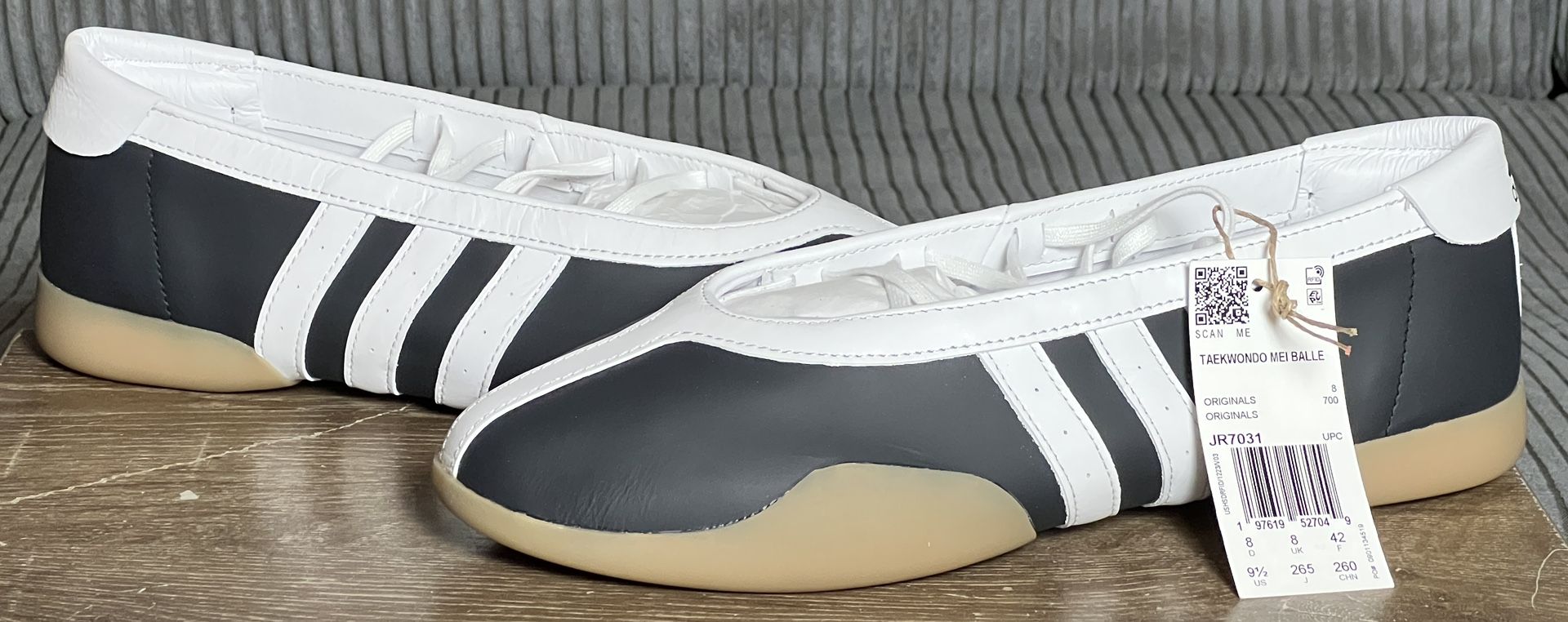 adidas Taekwondo Mei Ballet Black White Gum W | Women’s Size 9.5 | JR7031 (2025)