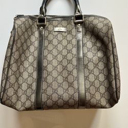 Authentic Gucci Boston Metallic Bag