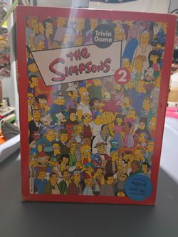 Vintage The Simpsons trivia game
