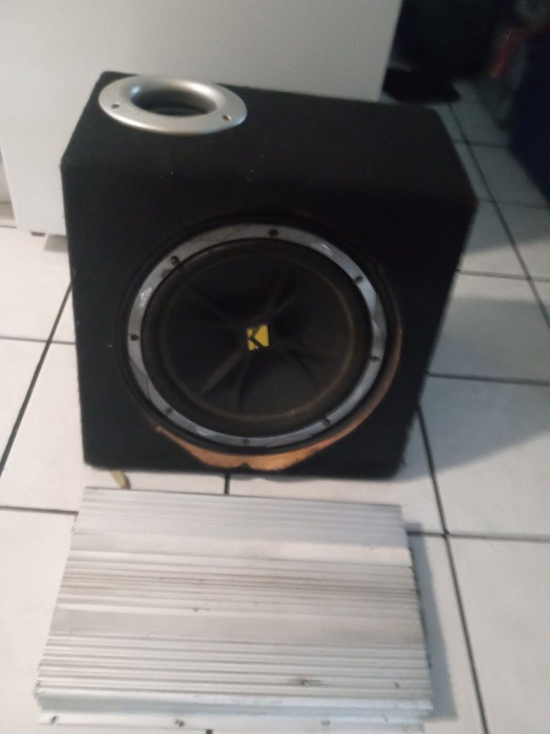 Kikker 12 Inch And Amplifier 1000 Watts 