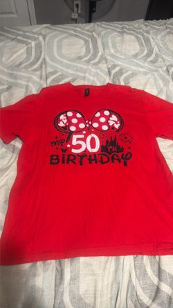 50th  Minnie birthday shirt size L