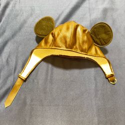 Disneyland Resort Mickey Mouse Brown Faux Leather Sherpa Aviator Hat Adult