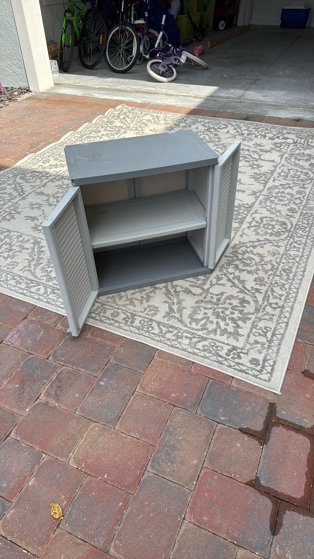 Plastic Garage Storage Shelf