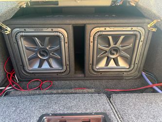 Subwoofers and amp set