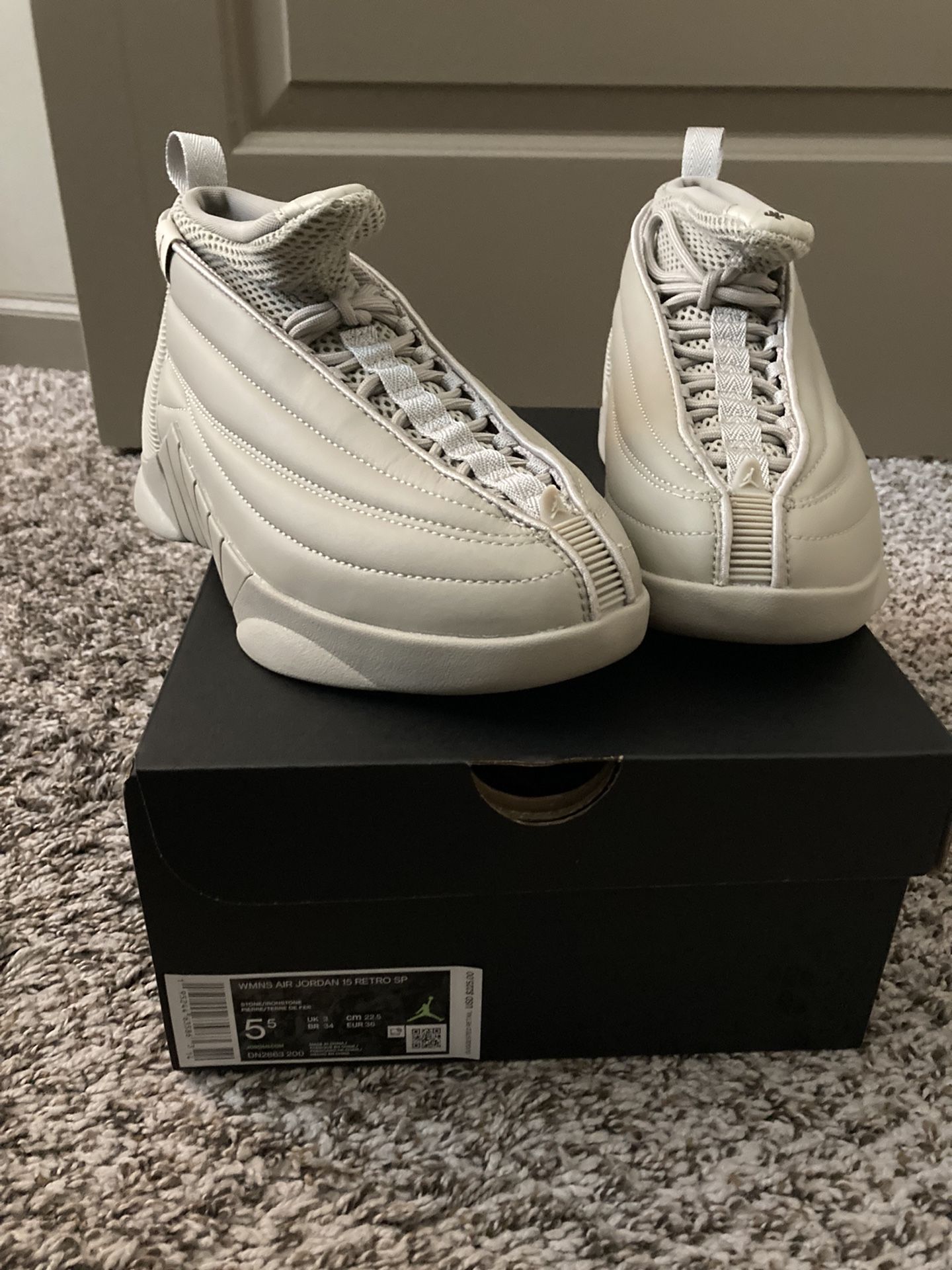 Nike Air Jordan 15 x Billie Eilish collab 5.5 Women /4 Men