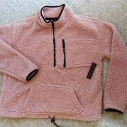 NWT Women's Sherpa Pullover Jacket Size XXXL (21) 