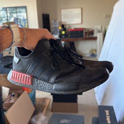 Adidas NMD BLACK AND RED