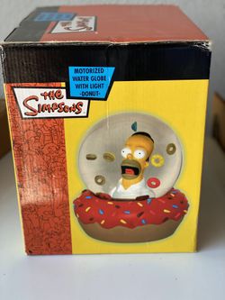 The Simpsons HOMER Donut Water Globe