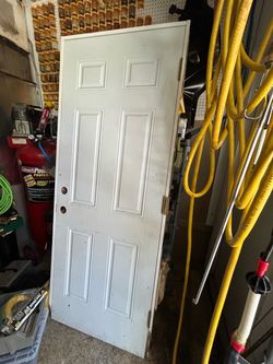 Metal man door