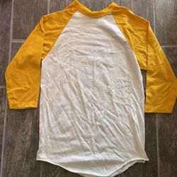 VINTAGE Russell Athletic NOS 70s Raglan Blank Baseball Tee Size L - Made in USA