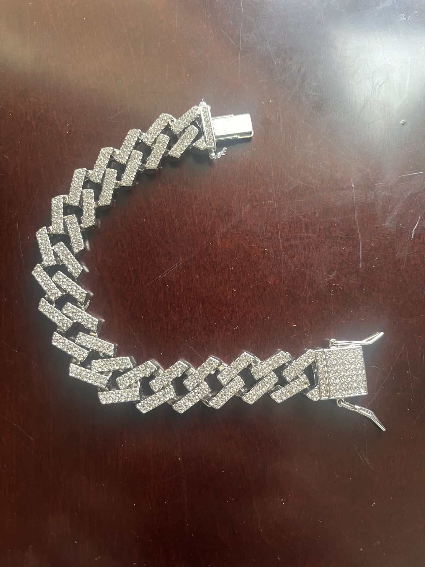 Cuban Cz Bracelet