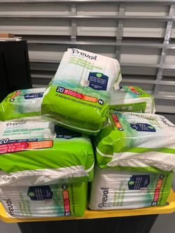 Prevail Adult Incontinence Briefs – Brand New / Sealed Packages