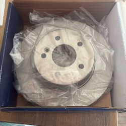 2 Rear Brake Rotors 