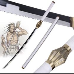 Nozarashi Katana of Kenpachi Zaraki Zanpakuto from the Bleach-White | Bleach Katana
